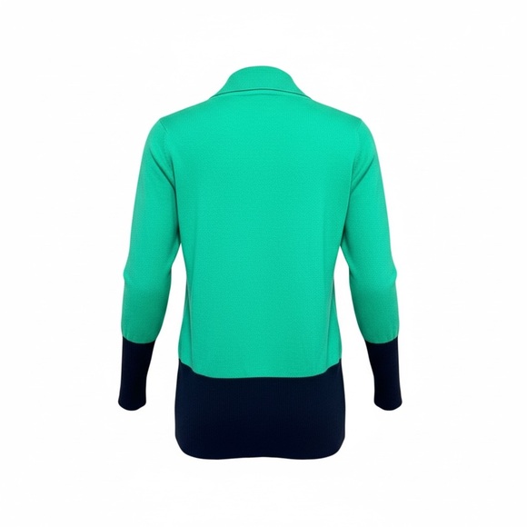 New York & Company Green & Blue Cardigan Sweater | Size M - Picture 3 of 9